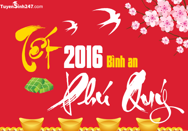 Mau thiep chuc tet nguyen dan Binh Than 2016 dep nhat