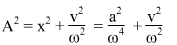 \frac{v^{2}}{\omega ^{2}A^{2}}+\frac{a^{2}}{\omega ^{4}A^{2}}=1\Rightarrow A=\sqrt{\frac{v^{2}}{\omega ^{2}+\frac{a^{2}}{\omega ^{4}}}}=2m/s