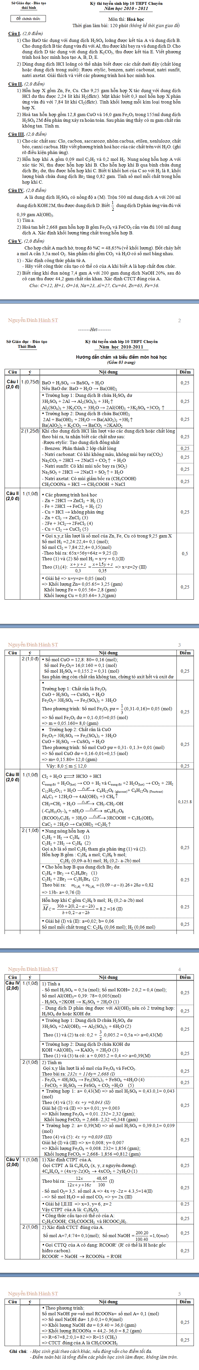Điểm thi lớp 10 năm 2012 01f77993b1838558ad8623fc811f6ae3 43023213.thaibinh Đề thi vào lớp 10 chuyên Hóa tỉnh Thái Bình năm 2010 2011