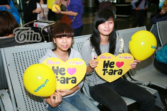 Nóng cùng fan đón Tara tại sân bay Nội Bài