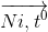 \overrightarrow{Ni, t^{0}}