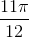 \frac{11\pi }{12}