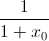 \frac{1}{1+x_{0}}