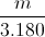 \frac{m}{3.180}