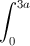 \int_{0}^{3a}