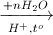 \xrightarrow[H^{+},t^{o}]{+nH_{2}O}