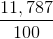 \frac{11,787}{100}