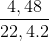 \frac{4,48}{22,4.2}