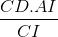\frac{CD.AI}{CI}