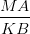 \dpi{100} \frac{MA}{KB}
