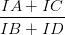 \dpi{100} \frac{IA+IC}{IB+ID}