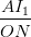 \dpi{100} \frac{AI_{1}}{ON}