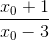 \frac{x_0+1}{x_0-3}