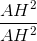 \frac{AH^{2}}{AH^{2}}