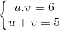 \left\{\begin{matrix} u.v=6\\ u+v=5 \end{matrix}\right.