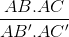 \frac{AB.AC}{AB'.AC'}
