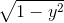 \sqrt{1-y^{2}}