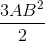 \frac{3AB^{2}}{2}
