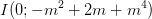 \dpi{100} I(0;-m^{2}+2m+m^{4})