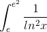 \int_{e}^{e^{2}}\frac{1}{ln^{2}x}