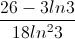 \frac{26-3ln3}{18ln^{2}3}