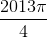 \frac{2013\pi}{4}