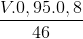 \frac{V.0,95.0,8}{46}