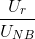 \frac{U_{r}}{U_{NB}}