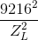 \frac{9216^{2}}{Z_{L}^{2}}