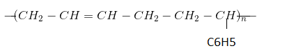 -(CH_{2}-CH=CH-CH_{2}-CH_{2}-CH)_{n}-