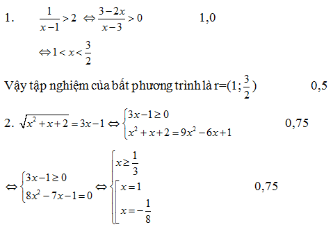 Luyện Bài Tập Môn Toán Lớp 10 Câu Hỏi 76549 | Luyện Thi Môn Toán Lớp 10