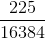 \frac{225}{16384}