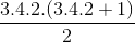 \frac{3.4.2.(3.4.2+1)}{2}