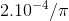 2.10^{-4}/\pi