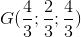 G(\frac{4}{3};\frac{2}{3};\frac{4}{3})
