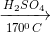 \xrightarrow[170^{0}C]{H_{2}SO_{4}}