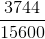 \frac{3744}{15600}