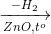 \xrightarrow[ZnO,t^{o}]{-H_{2}}