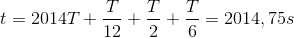 t=2014T+\frac{T}{12}+\frac{T}{2}+\frac{T}{6}=2014,75s