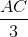 \frac{AC}{3}