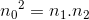 {n_{0}}^{2}=n_{1}.n_{2}