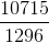 \frac{10715}{1296}