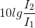 10lg\frac{I_{2}}{I_{1}}