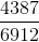 \frac{4387}{6912}