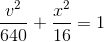 \frac{v^{2}}{640}+...</h1>
</div>
    <section class=