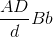 \frac{AD}{àd}Bb
