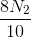 \frac{8N_{2}}{10}