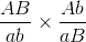 \frac{AB}{ab}\times \frac{Ab}{aB}