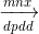 \xrightarrow[dpdd]{mnx}