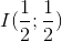I(\frac{1}{2};\frac{1}{2})